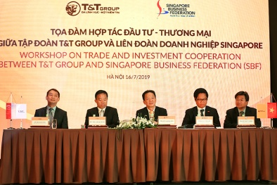 Tập đoàn T&T Group và Liên đoàn Doanh nghiệp Singapore trao đổi hợp tác thương mại và đầu tư