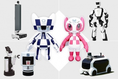 Nhật Bản 'trình làng' hàng loạt robot phục vụ Olympic Tokyo 2020