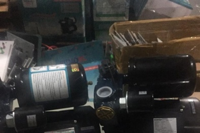 'Hô biến' lô máy bơm Trung Quốc thành hàng Made in Việt Nam để tuồn ra thị trường