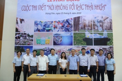 Phát động cuộc thi viết 'Nói không với rác thải nhựa'  