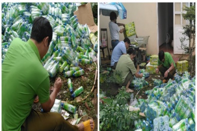 Tiêu hủy hơn 15.000 chai/lon nước yến xâm phạm quyền kiểu dáng 