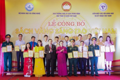 Vinh danh 74 công trình trong 'Sách vàng Sáng tạo Việt Nam' năm 2019