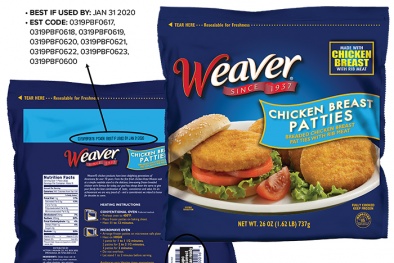 Tyson thực hiện lần thu hồi thứ 4 với sản phẩm gà chứa thành phần lạ