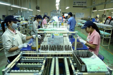 8 tháng, vốn FDI chuyển dịch tăng 6,3% so với cùng kỳ năm 2018