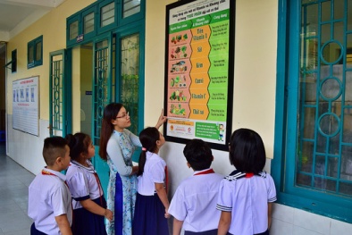 80 trường tiểu học tại Lào Cai chuẩn hóa bữa ăn học đường bằng phần mềm