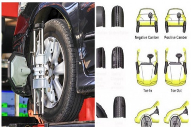 Chủ quan không chỉnh độ chụm bánh xe ô tô, tính mạng tài xế bị đe doạ