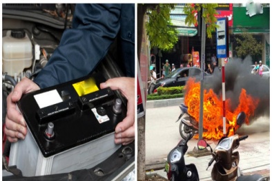 Bình ắc quy xe máy có thể phát nổ từ chính sai lầm của người dùng