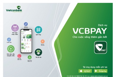 Vietcombank cải tiến và bổ sung các tiện ích mới trên ứng dụng VCBPAY