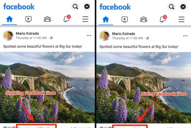 Facebook thử nghiệm tính năng ẩn lượt thích bắt đầu từ tuần này