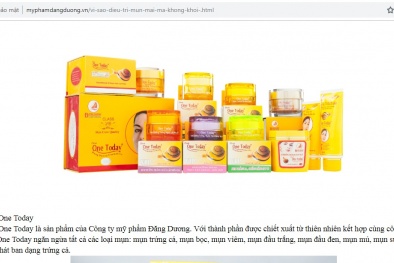 Mỹ phẩm Đăng Dương ‘thổi phồng’ công dụng, làm trái quy định?