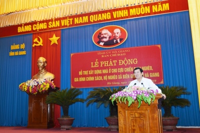 Vietcombank tài trợ 3 tỷ đồng xây dựng 50 căn nhà chính sách tại tỉnh Hà Giang