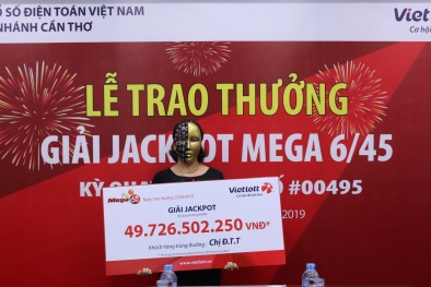Xổ số Vietlott: Trao giải thưởng cho 1 trong 2 khách hàng trúng Jackpot gần 100 tỷ