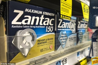 Hai nhà bán lẻ dược phẩm ngừng bán thuốc dạ dày Zantac sau phát hiện hóa chất gây ung thư
