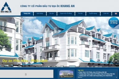 Địa ốc Khang An bị phạt 100 triệu đồng do không công bố thông tin theo quy định