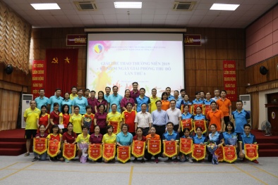 Giải thể thao thường niên Khối cơ quan Tổng cục TCĐLCL chào mừng Giải phóng thủ đô 