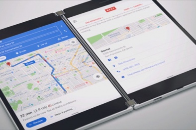 Microsoft sẽ sớm cho ra mắt điện thoại Android màn hình kép
