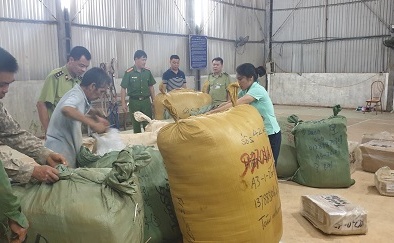 Nhập lậu nhiều loại quần áo, ba lô học sinh không rõ nguồn gốc xuất xứ