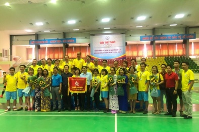 Giải thể thao chào mừng kỷ niệm 60 năm thành lập Bộ KH&CN thành công tốt đẹp