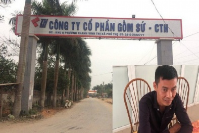 Gốm sứ Thanh Hà nói gì về nghi vấn người phụ nữ thuê đổ dầu thải xuống nguồn nước sông Đà?