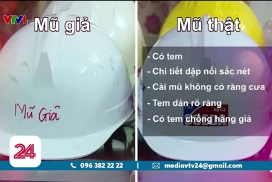 Phân biệt mũ bảo hộ lao động thật - giả