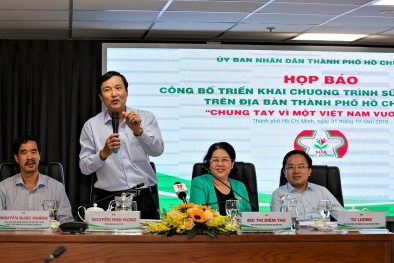 TP. Hồ Chí Minh chính thức triển khai chương trình sữa học đường tại 10 quận, huyện