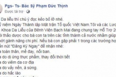 Giả mạo nhân viên Khoa Da liễu BV Bạch Mai để lừa đảo người bệnh