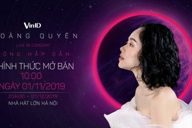 VinID mở bán vé liveshow “Sóng hấp dẫn” của ca sĩ Hoàng Quyên