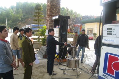 Tiền Giang: Ngăn chặn hành vi kinh doanh xăng dầu gian lận về chất lượng 