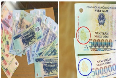 Cảnh báo giao dịch bằng tiền mặt tránh tiền giả 