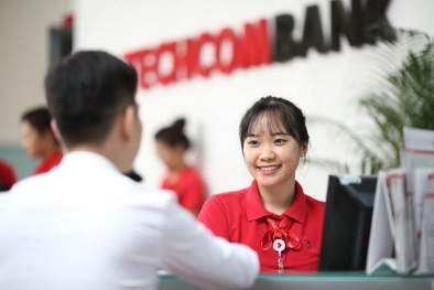 Techcombank đứng đầu bảng xếp hạng ngân hàng về hiệu quả hoạt động