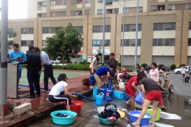 Đề nghị làm rõ việc mất nước nhiều lần ở KĐT Tân Tây Đô