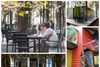 'Độc nhất vô nhị' mô hình Container Bar vừa khai trương giữa rừng thông Đại Lải