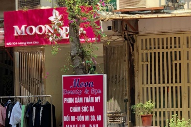 Moon Beauty & Spa truyền trắng cho khách hàng, trái quy định của Bộ Y tế