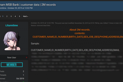 Để lộ thông tin khách hàng, ngân hàng sẽ bị phạt đến 20 triệu đồng 