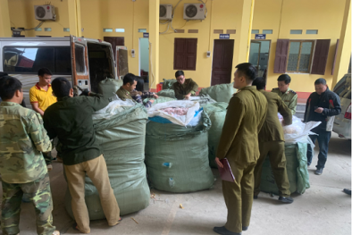 Tạm giữ lô hàng hóa không rõ nguồn gốc nhập khẩu hợp pháp