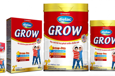 Vinamilk đứng đầu thị trường trong nước về sản lượng và doanh số bán ra sữa bột trẻ em 