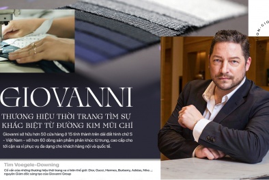 Giovanni: Thương hiệu thời trang tìm sự khác biệt từ đường kim mũi chỉ