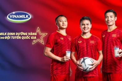 Vinamilk - Dinh dưỡng vàng giúp đội tuyển ra quân mạnh mẽ
