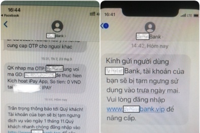 Giả mạo tin nhắn ngân hàng, nhiều người sập bẫy lừa đảo: Bộ Công an lên tiếng cảnh báo