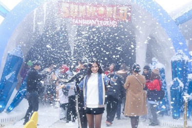 Tiếp tục chuỗi ngày chìm trong rét, đỉnh Fansipan đẹp kỳ lạ trong băng giá