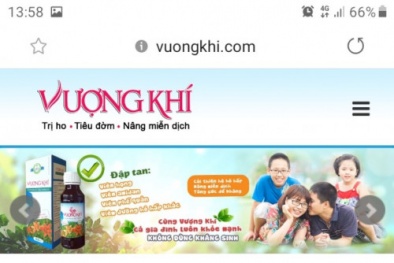 Thực phẩm chức năng Cao lỏng Vượng khí vi phạm Luật Quảng cáo, lừa dối người tiêu dùng