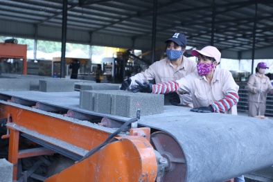 Sản xuất và sử dụng gạch không nung - Quy trình dưỡng hộ cần được tuân thủ