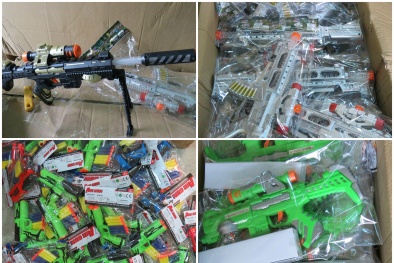 Nhập lậu hàng chục nghìn bộ đồ chơi có khả năng gây sát thương