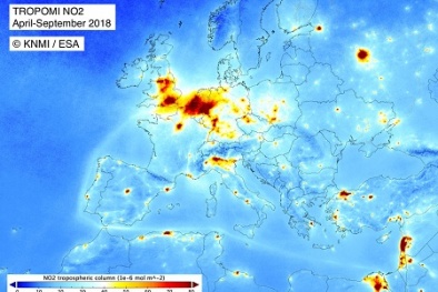 Lần đầu tiên vệ tinh đo được rò rỉ khí ô nhiễm 