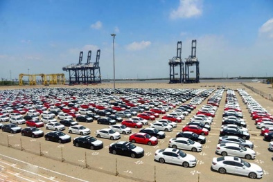 Giảm 29,6% lượng ô tô nhập khẩu trong tháng 11