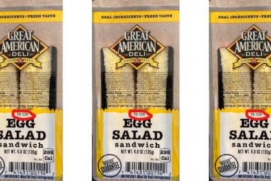 Các sản phẩm trứng đóng gói của Reichel Foods và Great American Deli bị thu hồi