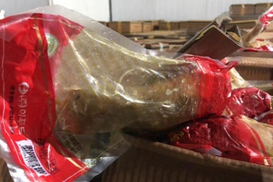 Hà Nội: Bắt giữ hàng chục tấn đùi gà tây đang trong quá trình 'tái date'