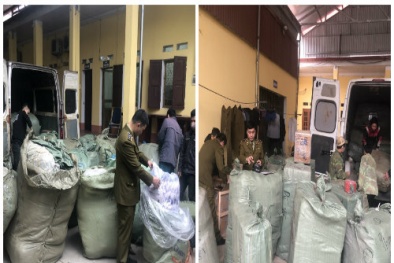 Nhập lậu lượng lớn hạt nêm, khăn quàng giả mạo nhãn hiệu được bảo hộ tại Việt Nam