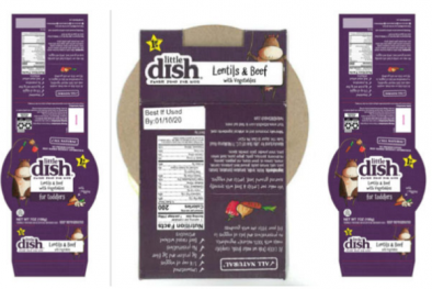 Súp đậu lăng thịt bò bị thu hồi vì chứa chất gây dị ứng không khai báo