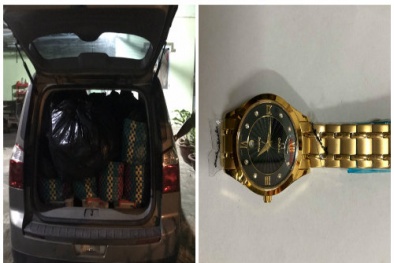 Bắt giữ lô hàng hơn 5000 chiếc đồng hồ không rõ nguồn gốc